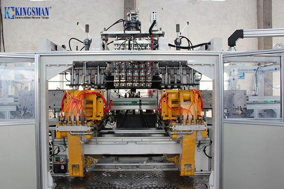 Máquina plástica automática del moldeo por insuflación de aire comprimido de la protuberancia 55KW