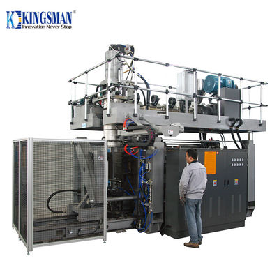 comprar Máquina plástica del moldeo por insuflación de aire comprimido del tambor del HDPE, máquina del moldeo por insuflación de aire comprimido de la protuberancia del tambor 60L online manufacture
